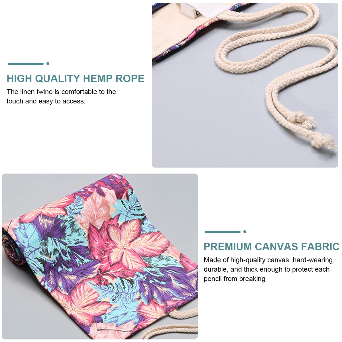HASTHIP Canvas Pencil Wrap Case, Roll Up Pencil Pouch, Pencil Roll Wrap, Pencil Holder with 72 Slots, Aesthetics Maple Leaves Prints Roll Up Pencil Pouch Gift for Students Sketching Drawing Storage HASTHIP Canvas Pencil Wrap Case, Roll Up Pencil Pouch, Pencil Roll Wrap, Pencil Holder with 72 Slots, Aesthetics Maple Leaves Prints Roll Up Pencil Pouch Gift for Students Sketching Drawing Storage